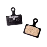Plaquettes DarkPads Shimano ceramic vu de chaque coté