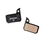 Plaquettes DarkPads Sram ceramic vu de chaque coté