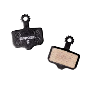 Plaquettes DarkPads Sram XDR ceramic vu de chaque coté