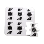 protection de valve vnoise blanc et noir brillant