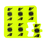 protection de valve vnoise jaune fluo et noir mat