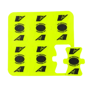 protection de valve vnoise jaune fluo et noir mat