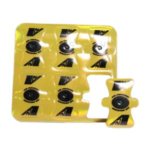 protection de valve vnoise or et noir brillant