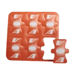 protection de valve vnoise orange et blanc mat