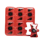 protection de valve vnoise rouge et noir brillant