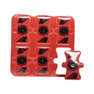 protection de valve vnoise rouge et noir brillant