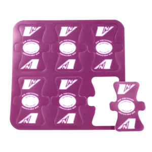 protection de valve vnoise violet mat et blanc